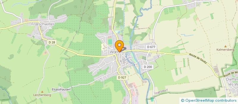 localisation de l'entreprise SCI LES BRUYERES  WALBOURG