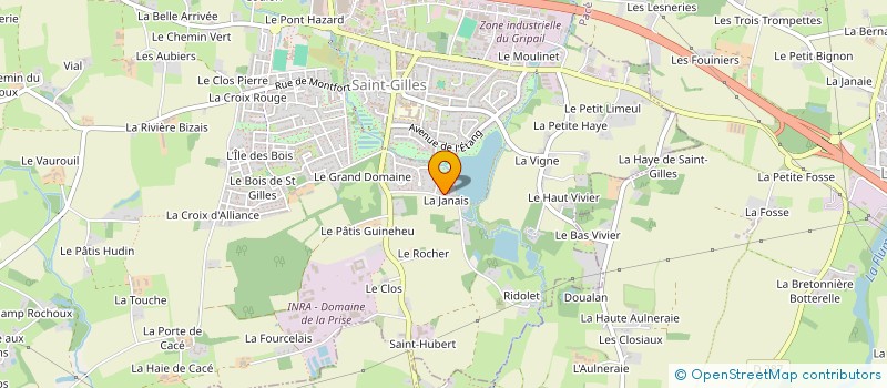 localisation de l'entreprise SCI LES BRUYERES à SAINT-GILLES