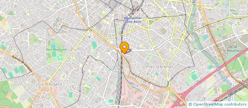 localisation de l'entreprise SCI LES BRUYERES à MONTPELLIER