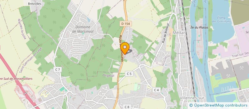 localisation de l'entreprise SCI LES BRUYERES  MEDAN