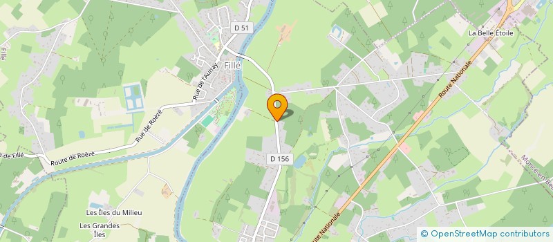 localisation de l'entreprise SCI LES BRUYERES  GUECELARD