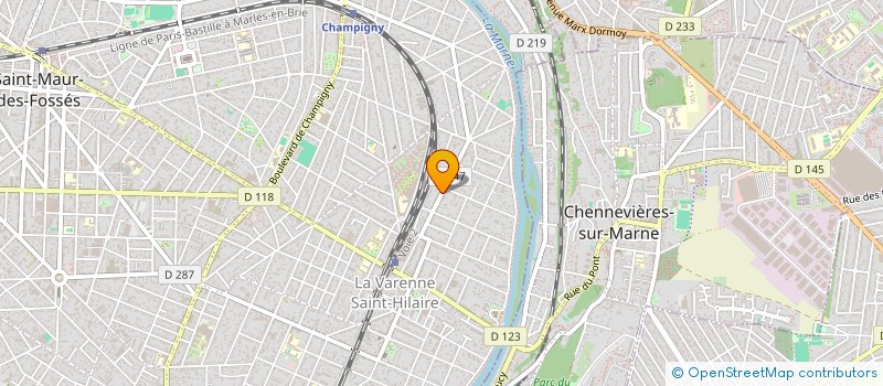 localisation de l'entreprise SCI LES BRUYERES à SAINT-MAUR-DES-FOSSES