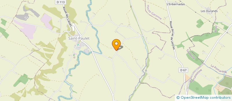 localisation de l'entreprise SCI LES BRUYERES  SAINT-PAULET