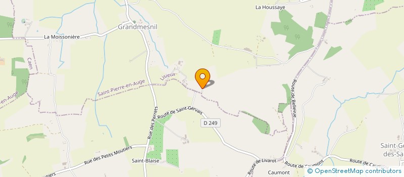 localisation de l'entreprise SCI LES BRUYERES  SAINT-PIERRE-EN-AUGE