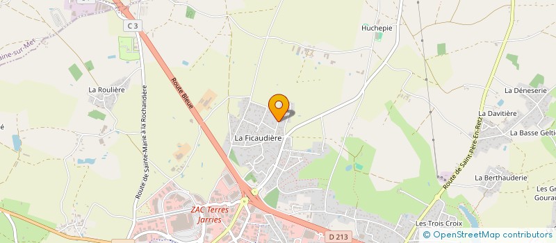 localisation de l'entreprise SCI LES BRUYERES  PORNIC