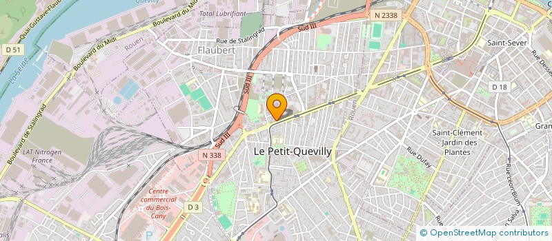 localisation de l'entreprise SCI LES BRUYERES à LE PETIT-QUEVILLY