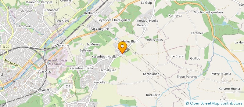 localisation de l'entreprise SCI LES BRUYERES  PENCRAN