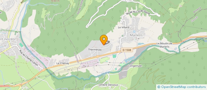 localisation de l'entreprise SCI LES BRUYERES  VAL DE CHAISE