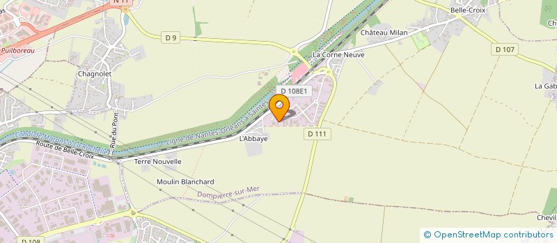 localisation de l'entreprise SCI LES BRUYERES  DOMPIERRE-SUR-MER