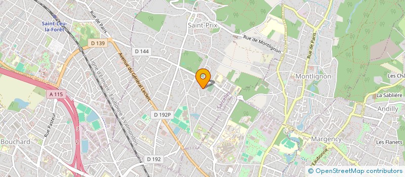 localisation de l'entreprise SCI LES BRUYERES à SAINT-PRIX