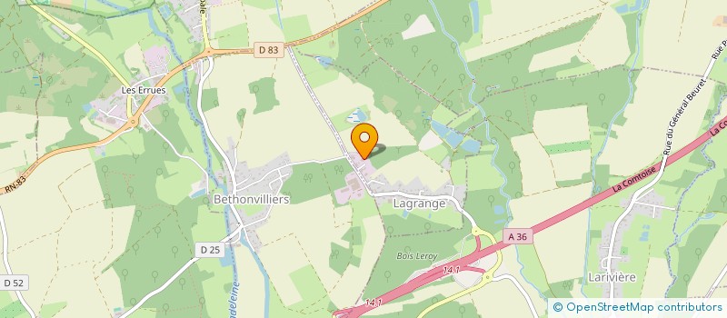 localisation de l'entreprise SCI LES BRUYERES D'O à LAGRANGE