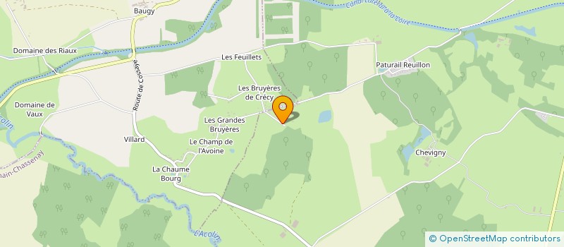 localisation de l'entreprise SCI LES BRUYERES DE CRECY à DECIZE