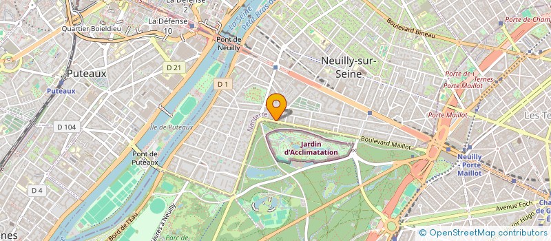 localisation de l'entreprise SCI LES BRUYERES DE GLATIGNY à NEUILLY-SUR-SEINE
