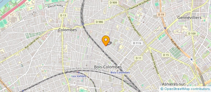 localisation de l'entreprise SCI LES BRUYERES DU CEZALIER à BOIS-COLOMBES