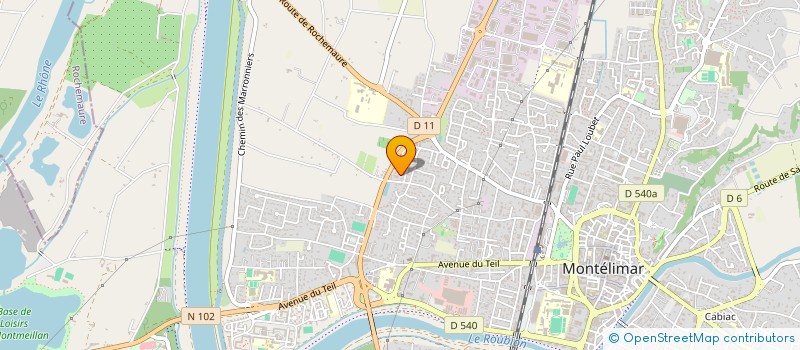 localisation de l'entreprise SCI LES BUIS à MONTELIMAR