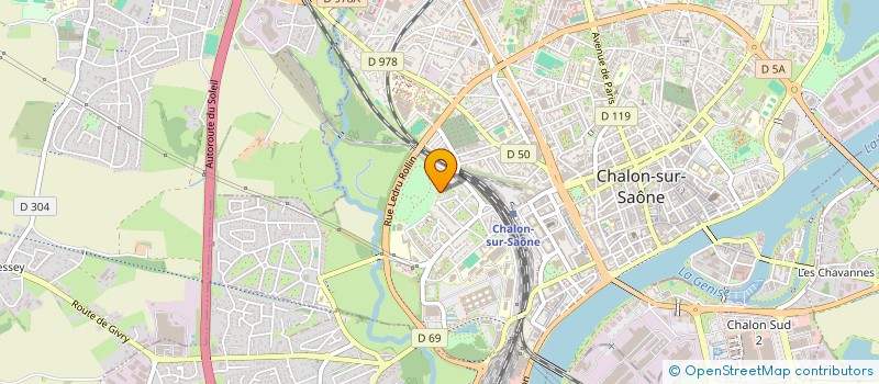 localisation de l'entreprise SCI LES BUIS à CHALON-SUR-SAONE