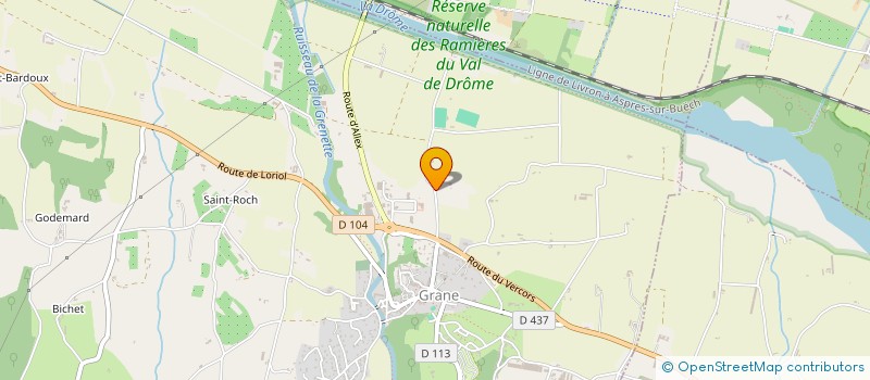 localisation de l'entreprise SCI LES BUIS à GRANE