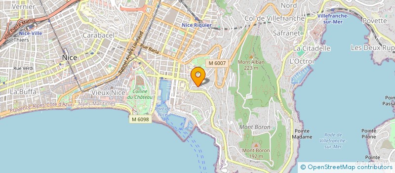localisation de l'entreprise SCI LES BUISSONNETS à NICE