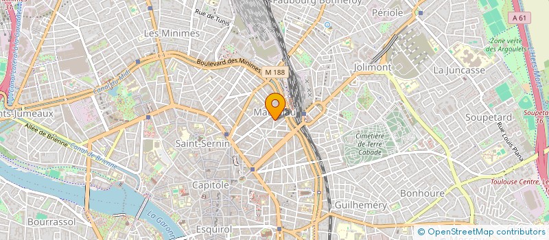 localisation de l'entreprise SCI LES BUISSONNETS  TOULOUSE