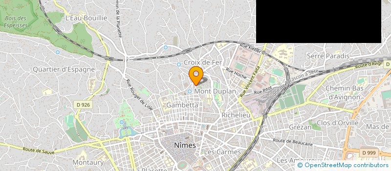 localisation de l'entreprise SCI LES BUISSONS à NIMES