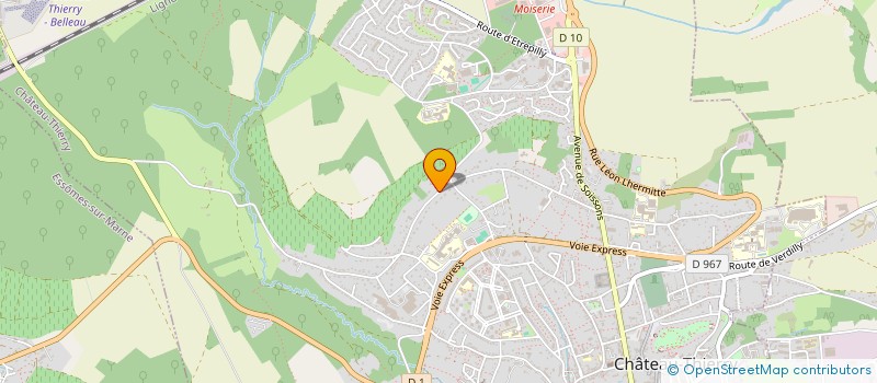 localisation de l'entreprise SCI LES BUISSONS à CHATEAU-THIERRY