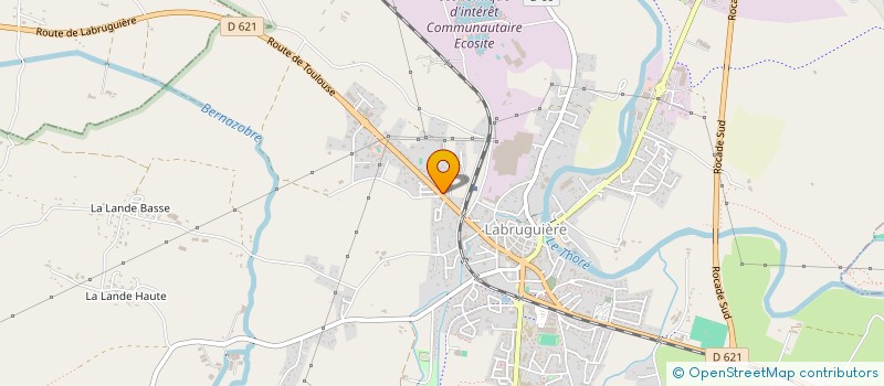 localisation de l'entreprise SCI LES BULLES  LABRUGUIERE