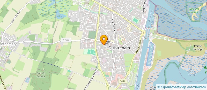 localisation de l'entreprise SCI LES BULOTIERS  OUISTREHAM