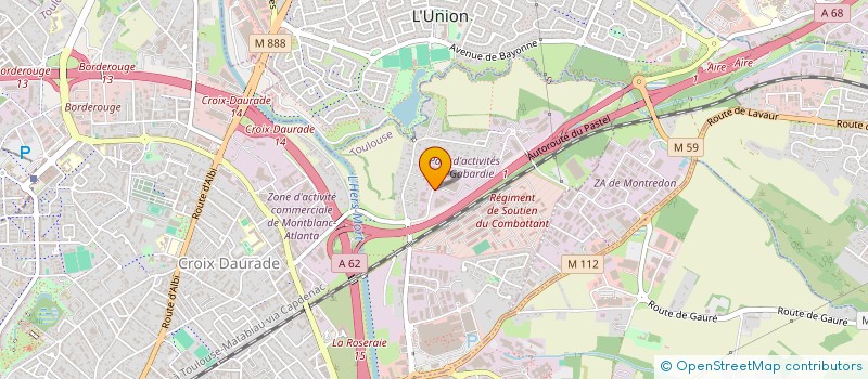 localisation de l'entreprise SCI LES BUREAUX DE GABARDIE à TOULOUSE