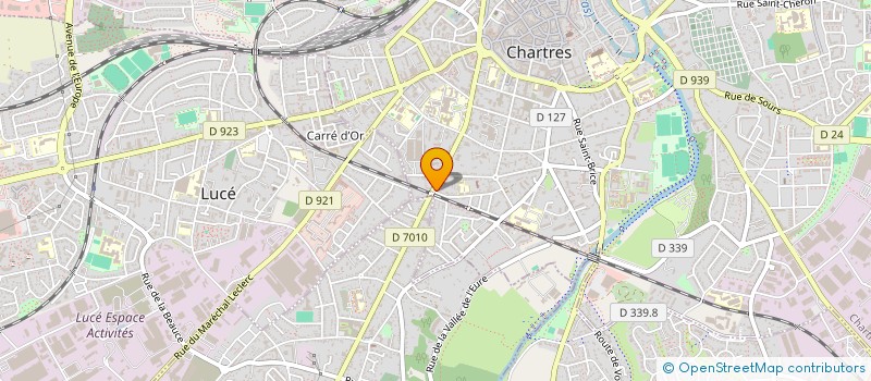 localisation de l'entreprise SCI LES BUREAUX DE VARIZE  CHARTRES