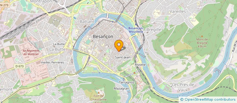 localisation de l'entreprise SCI LES BUREAUX DU BACHELIER  BESANCON