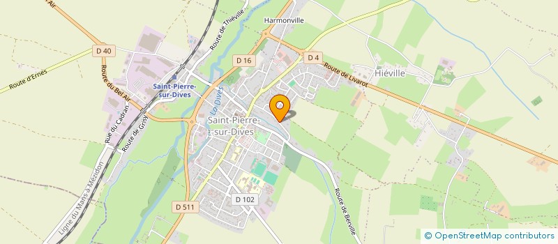 localisation de l'entreprise SCI LES BUREAUX DU CASTOR  SAINT-PIERRE-EN-AUGE