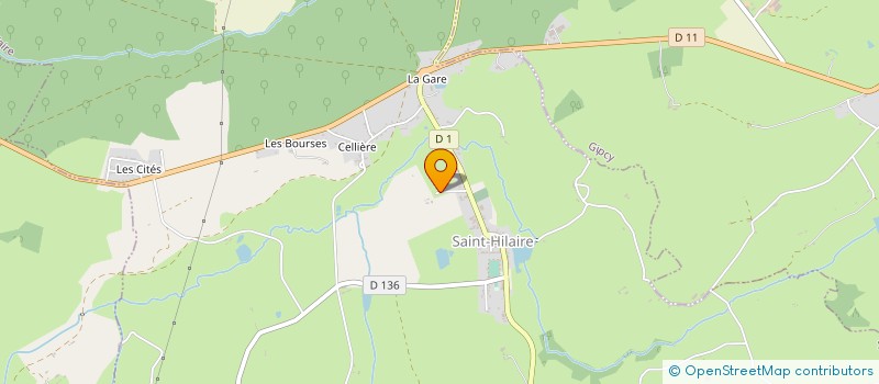 localisation de l'entreprise SCI LES BUSSEROLLES  BUXIERES-LES-MINES