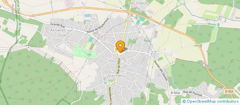 localisation de l'entreprise SCI LES BUSTAGS D'OR  VIARMES