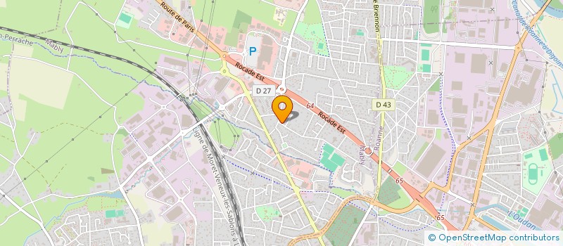 localisation de l'entreprise SCI LES BUTTES  MABLY