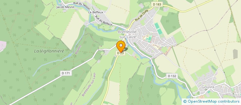 localisation de l'entreprise SCI LES CABANES à BRETTEVILLE-SUR-LAIZE