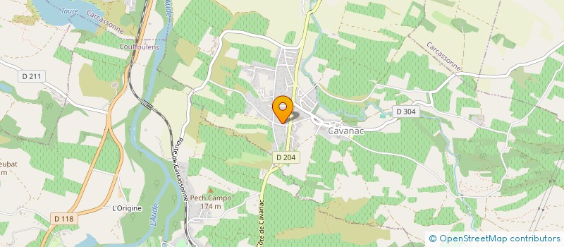 localisation de l'entreprise SCI LES CABANES  CAVANAC