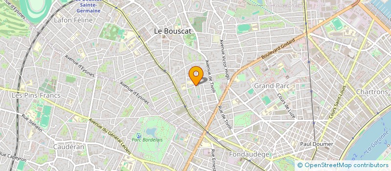 localisation de l'entreprise SCI LES CABANES DE PIRAILLAN  LE BOUSCAT