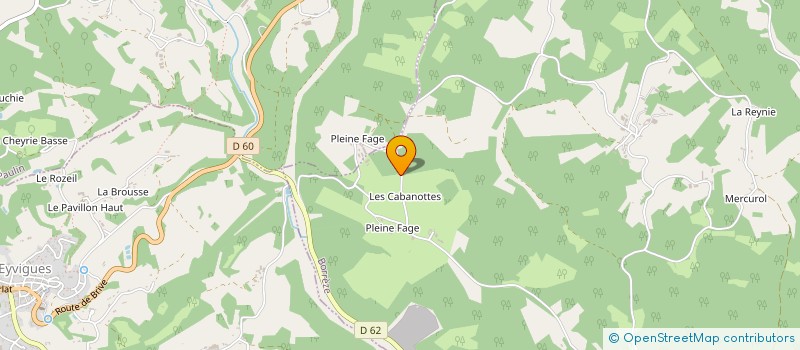 localisation de l'entreprise SCI LES CABANOTTES  BORREZE