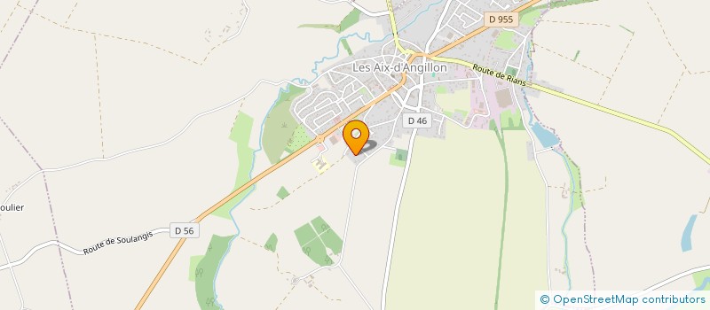 localisation de l'entreprise SCI LES CABINS  LES AIX-D'ANGILLON