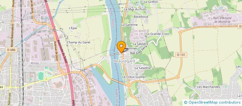 localisation de l'entreprise SCI LES CACTUS  BEAUREGARD