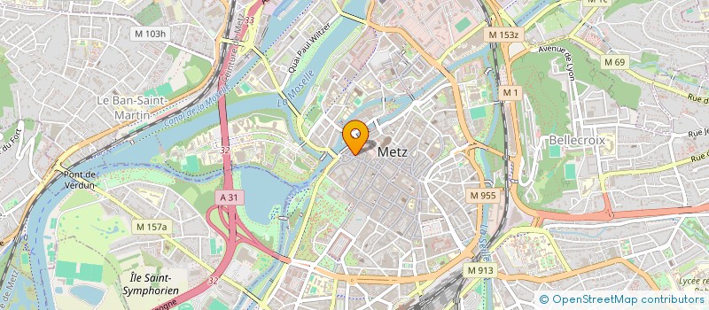 localisation de l'entreprise SCI LES CACTUS  METZ