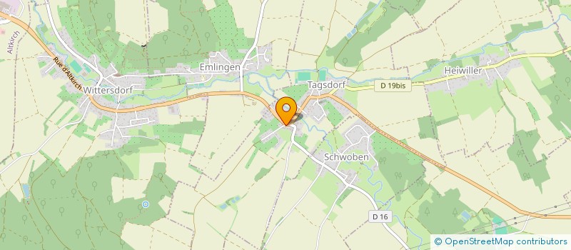 localisation de l'entreprise SCI LES CACTUS  TAGSDORF