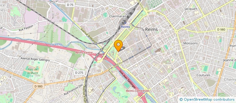 localisation de l'entreprise SCI  LES CADAQUES  REIMS