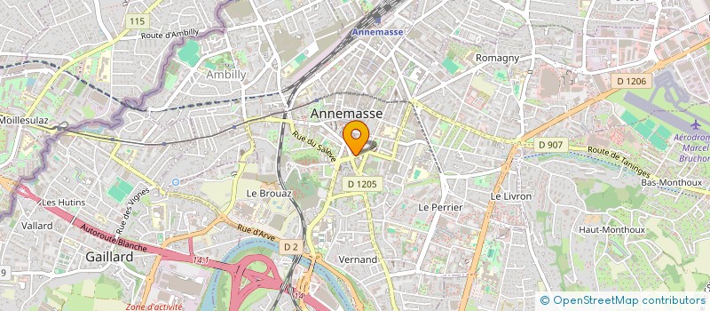 localisation de l'entreprise SCI LES CADETS à ANNEMASSE