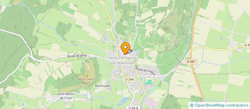 localisation de l'entreprise SCI LES CADOLES  BONNAY-SAINT-YTHAIRE