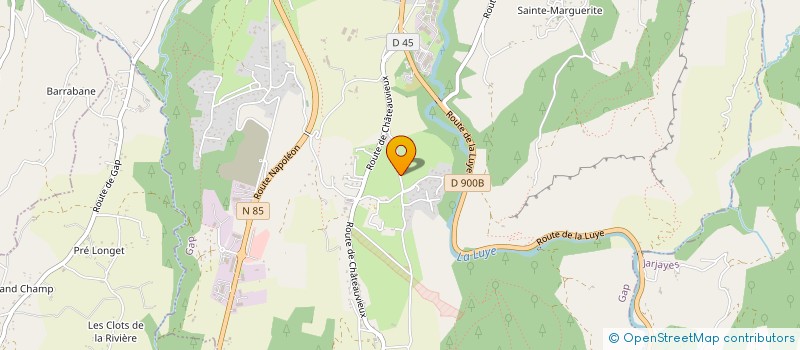 localisation de l'entreprise SCI LES CADOUS  GAP