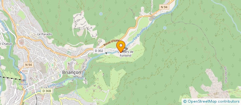 localisation de l'entreprise SCI LES CADRANS SOLAIRES à BRIANCON