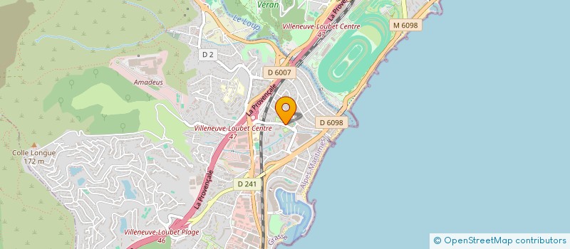 localisation de l'entreprise SCI LES CAILLADES à VILLENEUVE-LOUBET