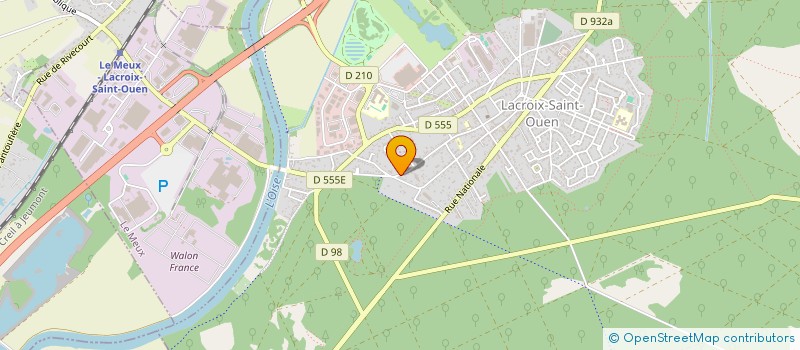 localisation de l'entreprise SCI LES CAILLOUX  LACROIX-SAINT-OUEN