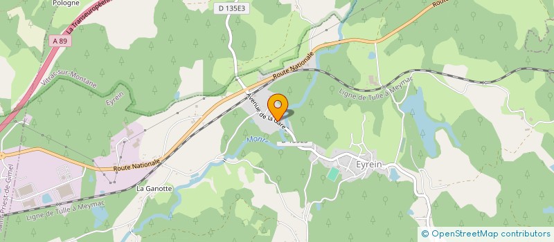 localisation de l'entreprise SCI LES CAILLOUX à EYREIN